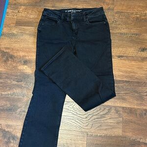 Maurice’s black boot cut mid rise jeans size 10